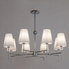 Миниатюра фото потолочная люстра на штанге arte lamp daniella a4104lm-6cc | 220svet.ru